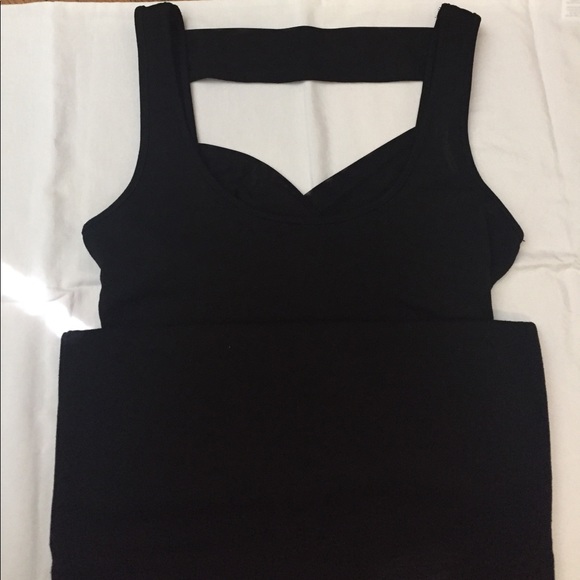 Cutout Back Little Black Dress - Picture 4 of 4