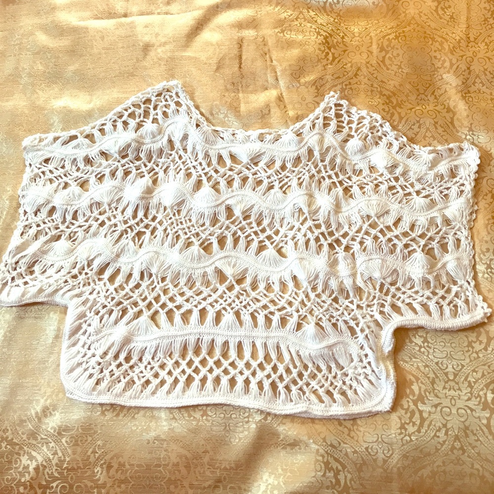 Off Shoulder Crochet Top