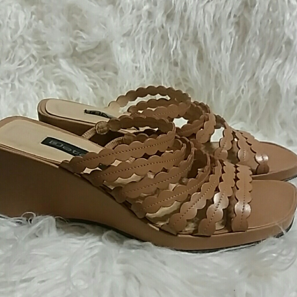 Nude wedge sandals  Make an offer