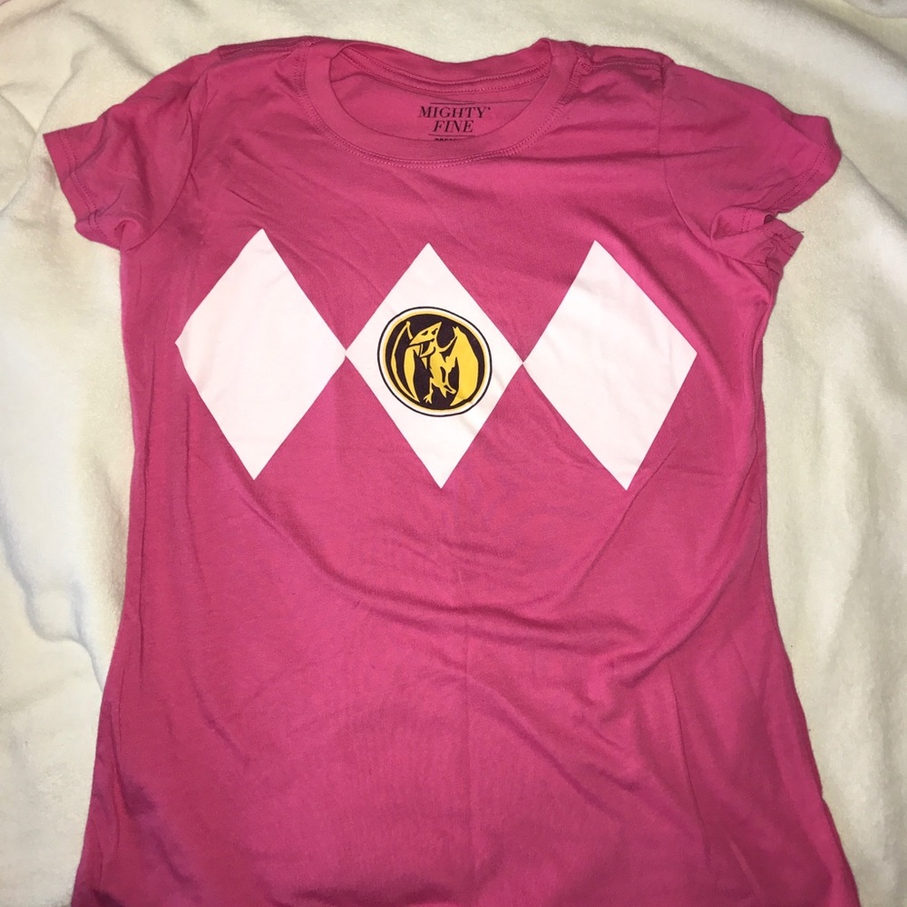 Pink Power ranger shirt