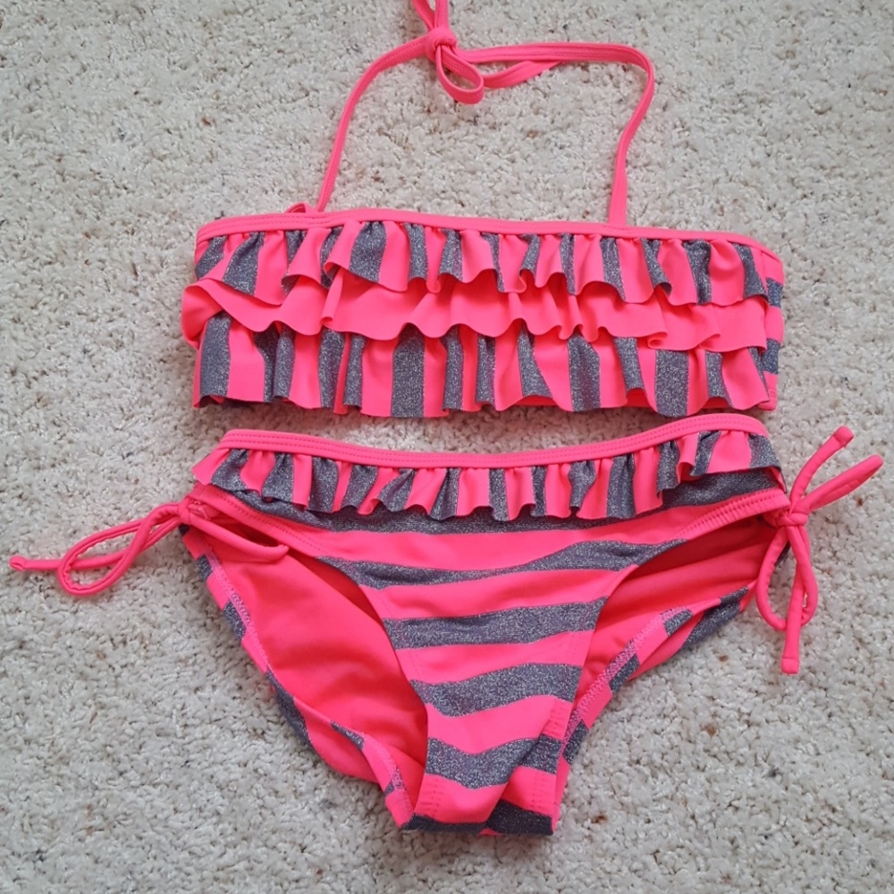 Justice swim bikini sz 12