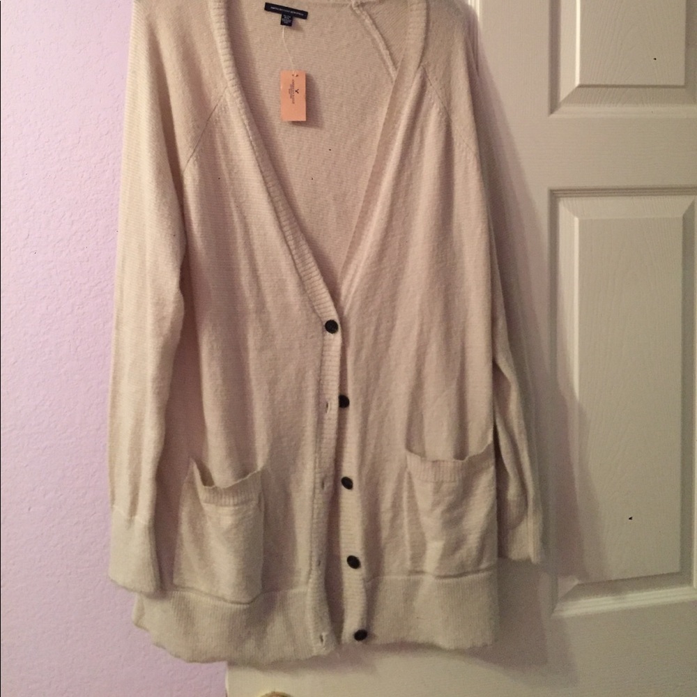Cream Colored AE Cardigan