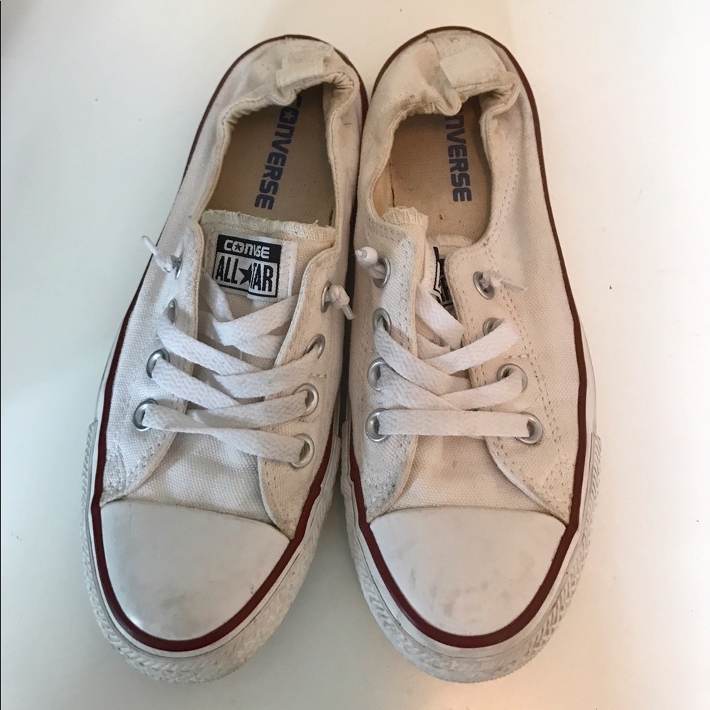 White slip on Converse US size 7