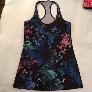 Lululemon cool racerback tank - floral print!
