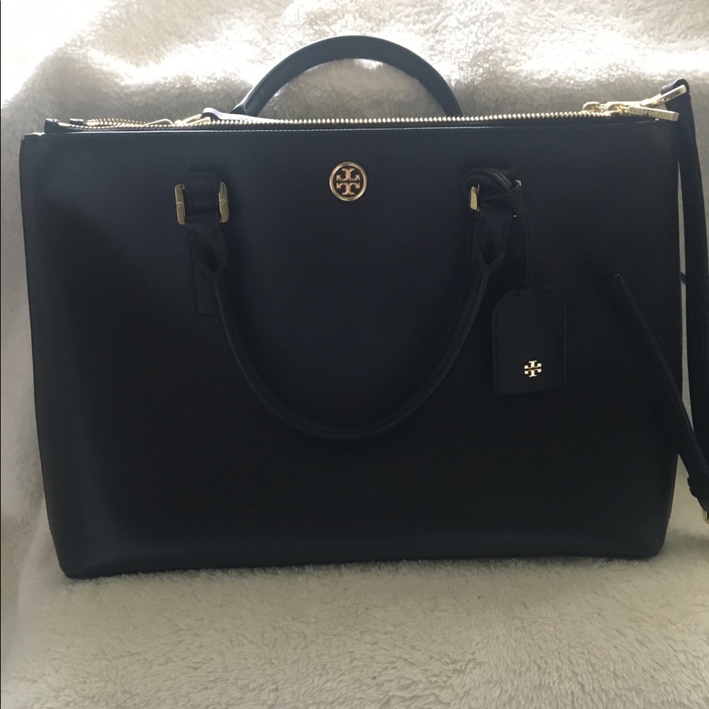 Tory Burch Robinson Double Zip Tote