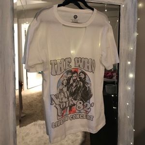 Distressed concert tee