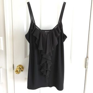 White House Black Market ruffle cami