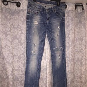 Zara ripped jeans size 30