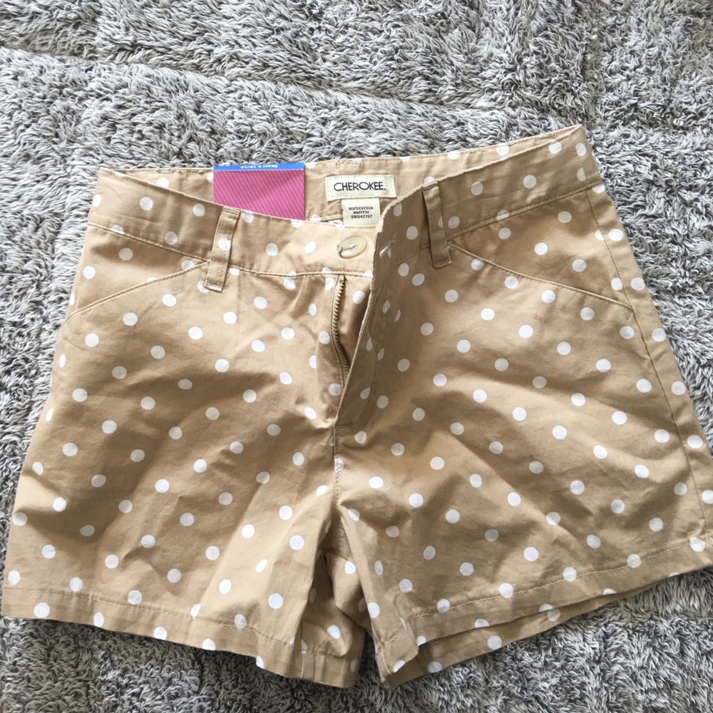 Cherokee polka dotted shorts