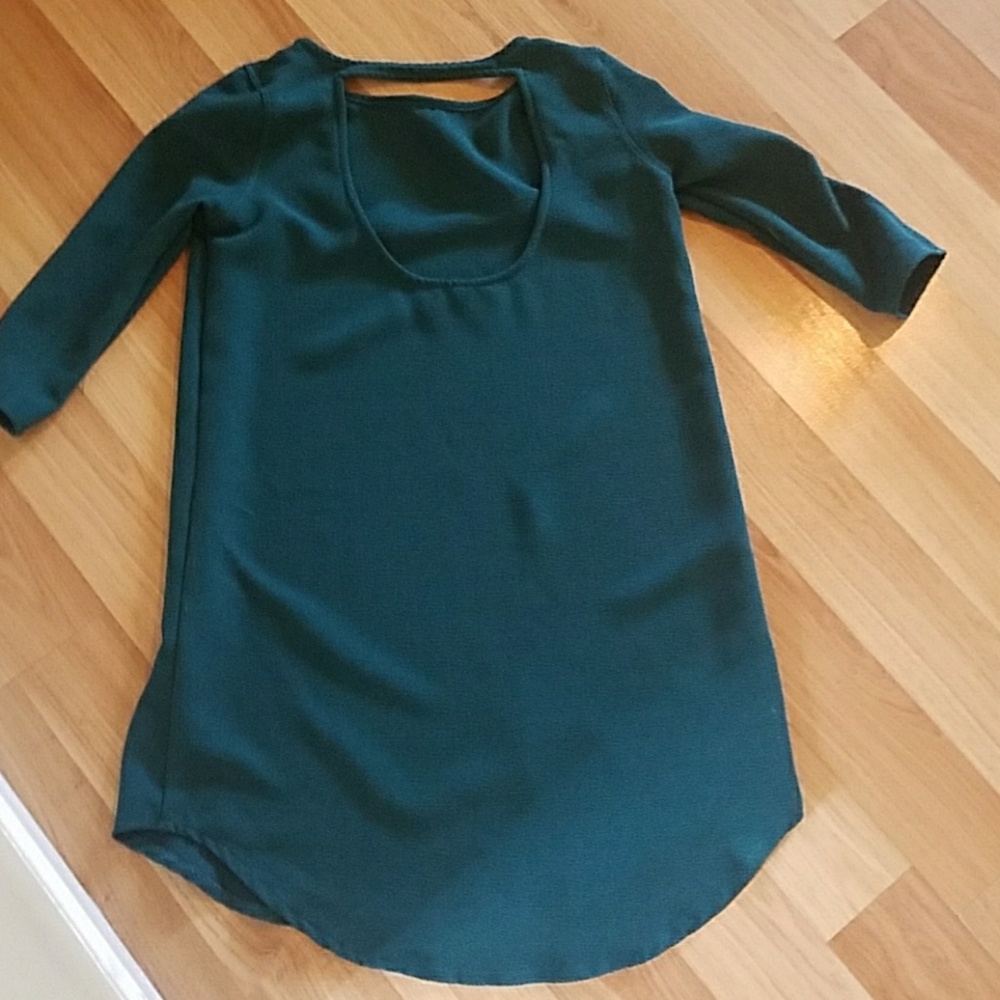 BB dakota teal 3/4 sleeve dress/tunic