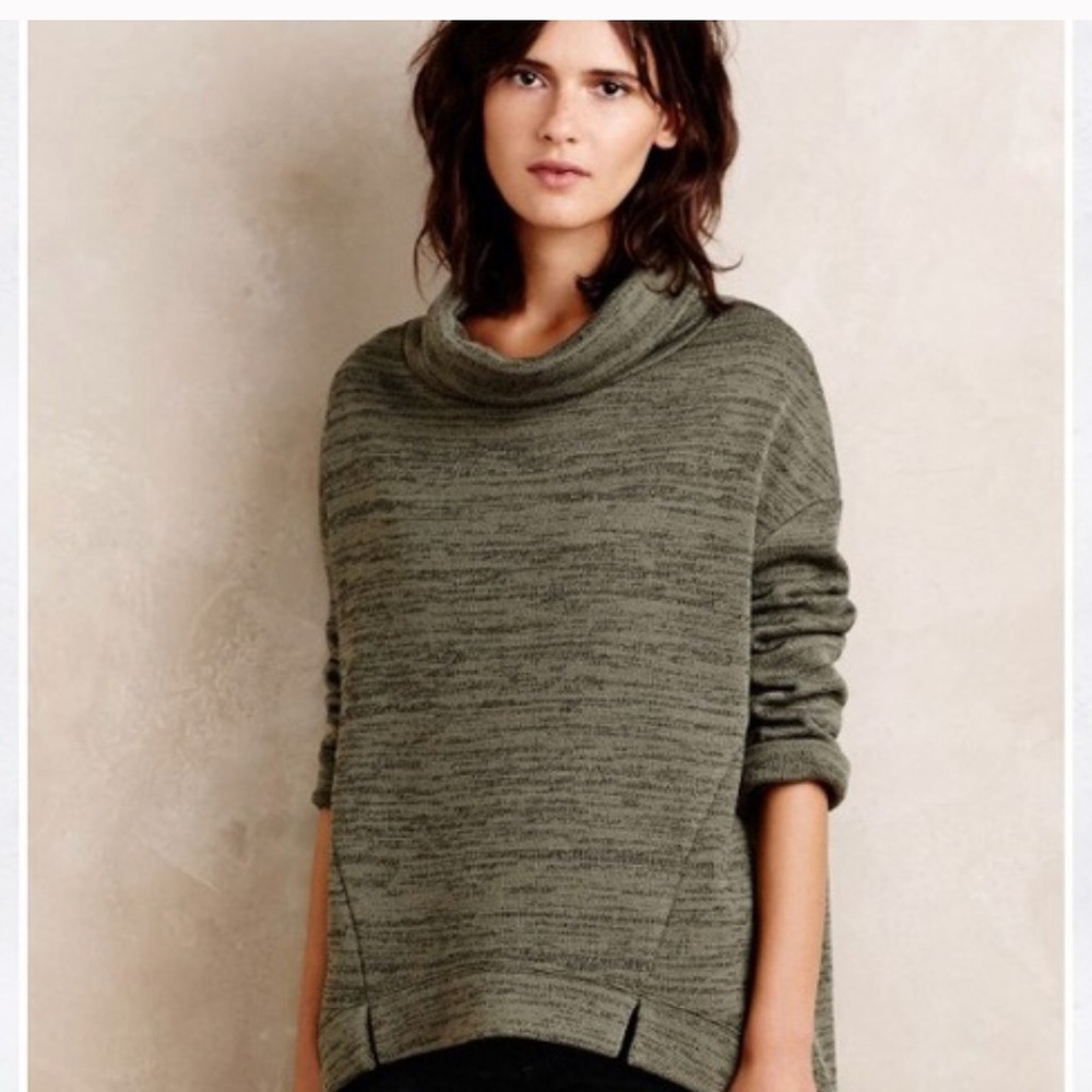 Anthropologie oversized space dye sweatshirt