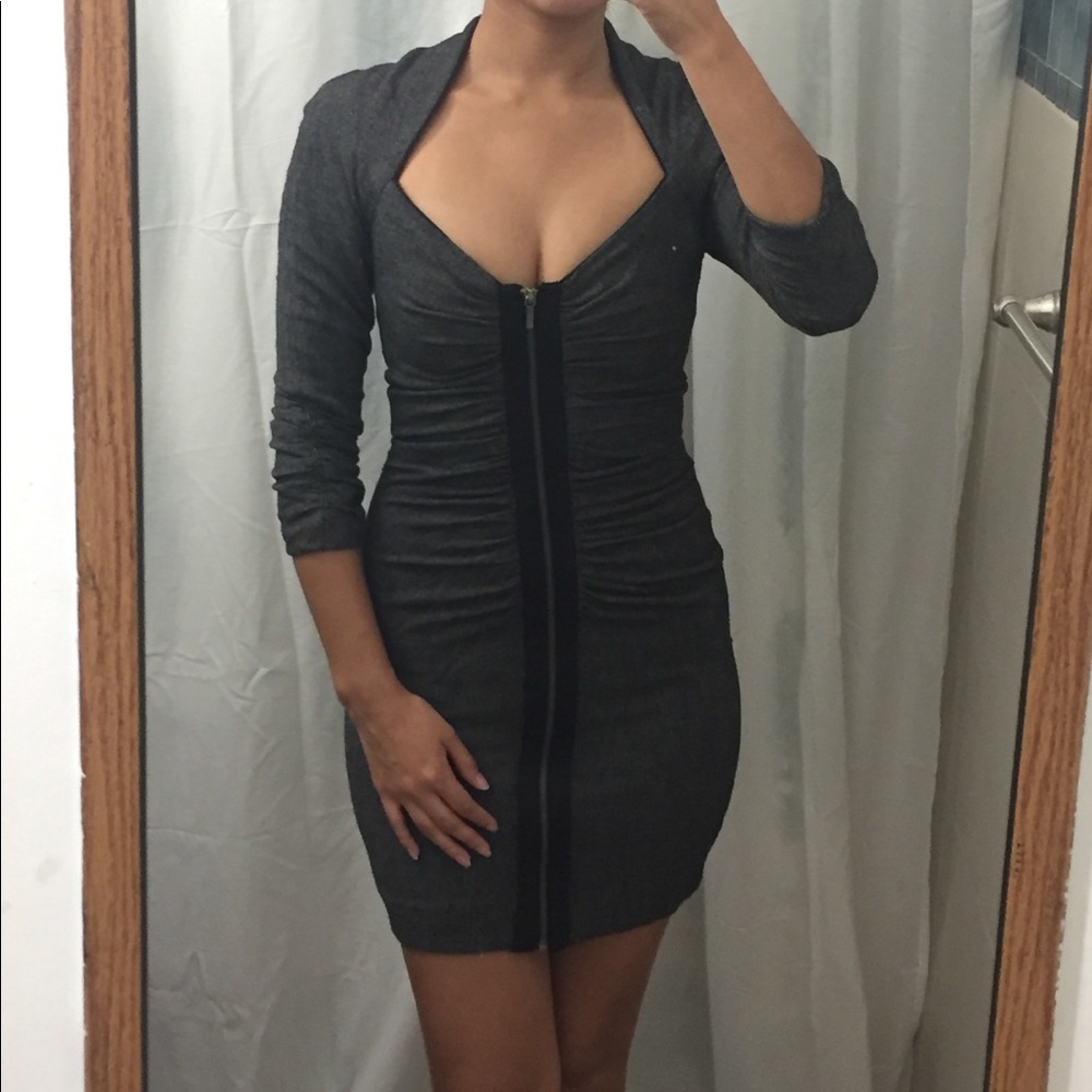 Bebe 3/4 Sleeve Mini Dress