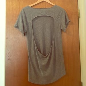 RVCA flowy open back tee