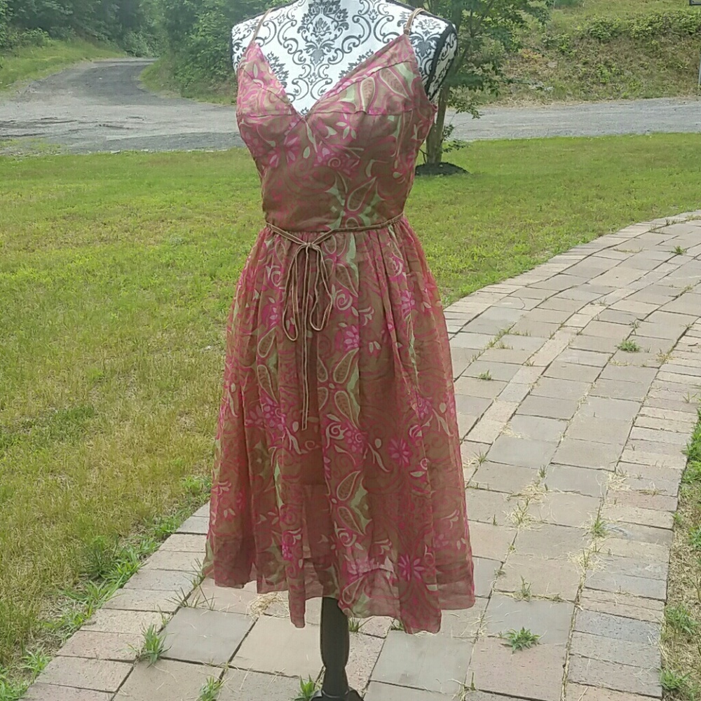 SOLD Tracy Reese Silk Dress Sz 12
