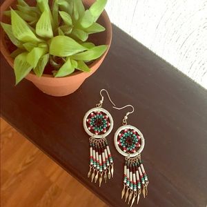 Dream catcher earrings