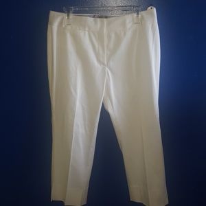 Pure White Business Casual Pants