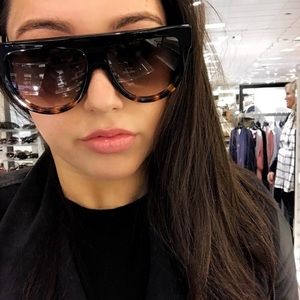2 tone Celine shadow sunglasses!