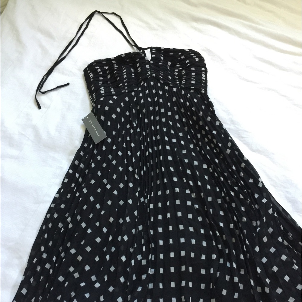 Classic black and white dress