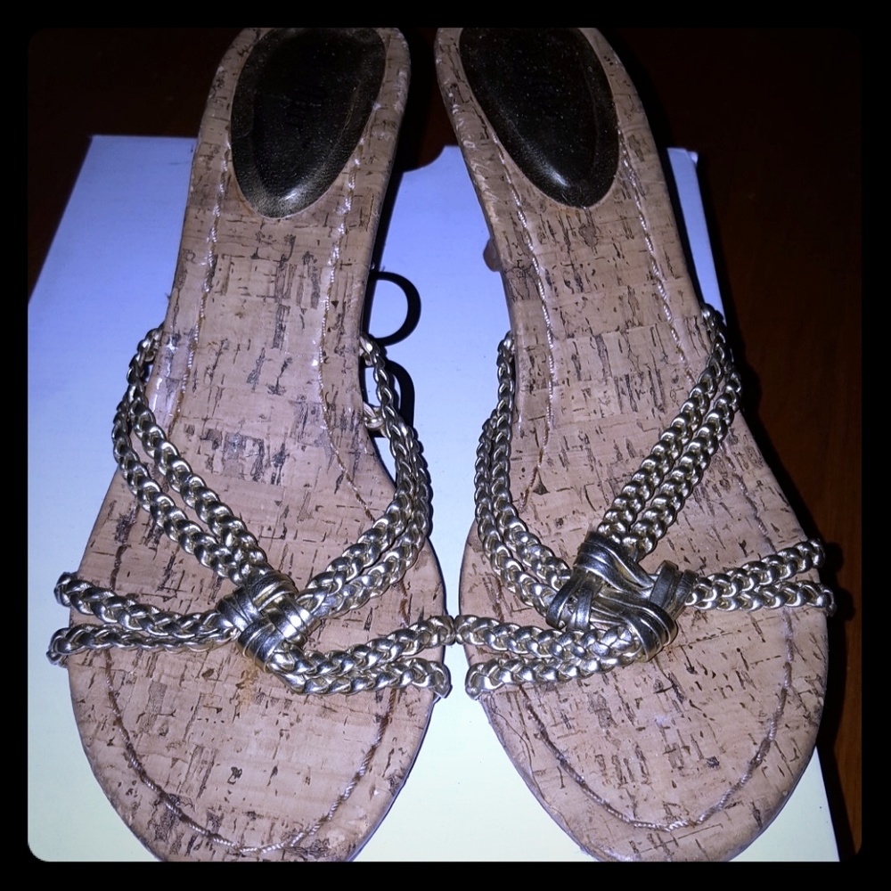 Gold sandals