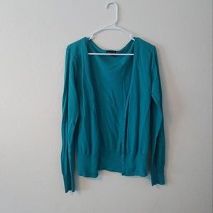 Teal/Turquoise Wet Seal Cardigan
