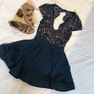 NWT Turquoise lace dress