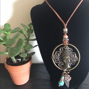 Buddha charm necklace