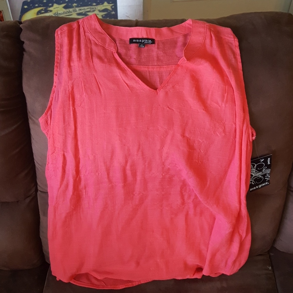 Nwt pink sleeveless top