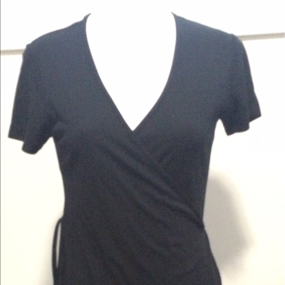 NWOT Gap Black Wrap Dress