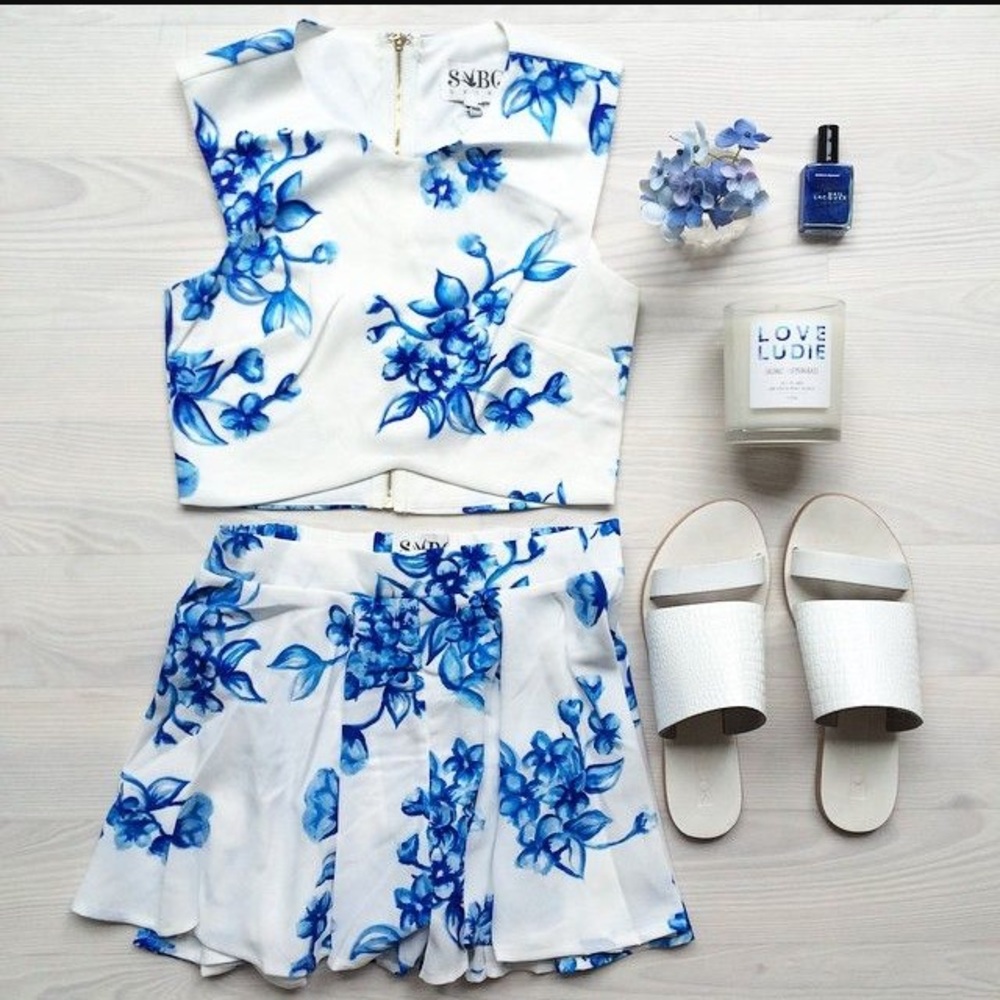 Sabo Skirt Matching Shorts and Tank Set