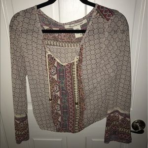 Multi colored long sleeve shirt