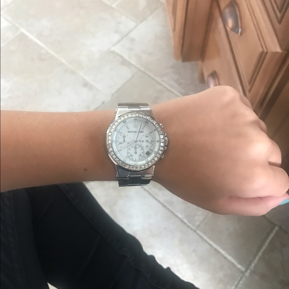 Michael Kors Silver Stainless-Steel Quartz Watch