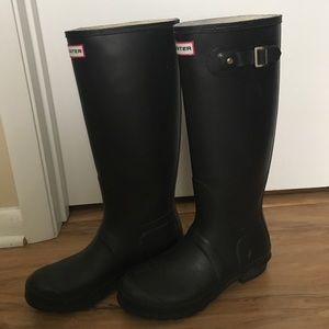 Hunter original tall rain boots