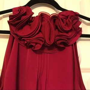 Anne Taylor Blouse - magenta