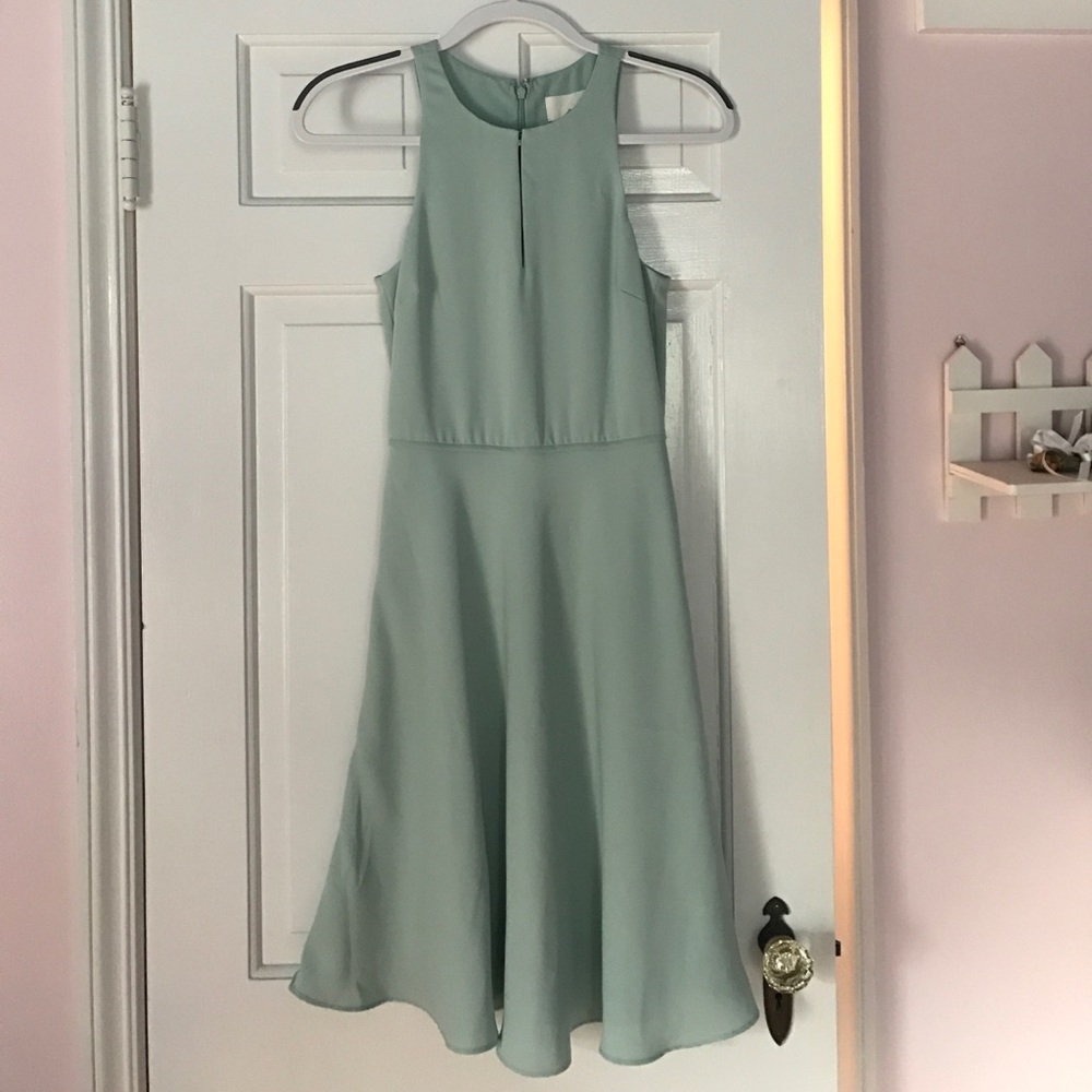 J. Crew Mint Silky Dress