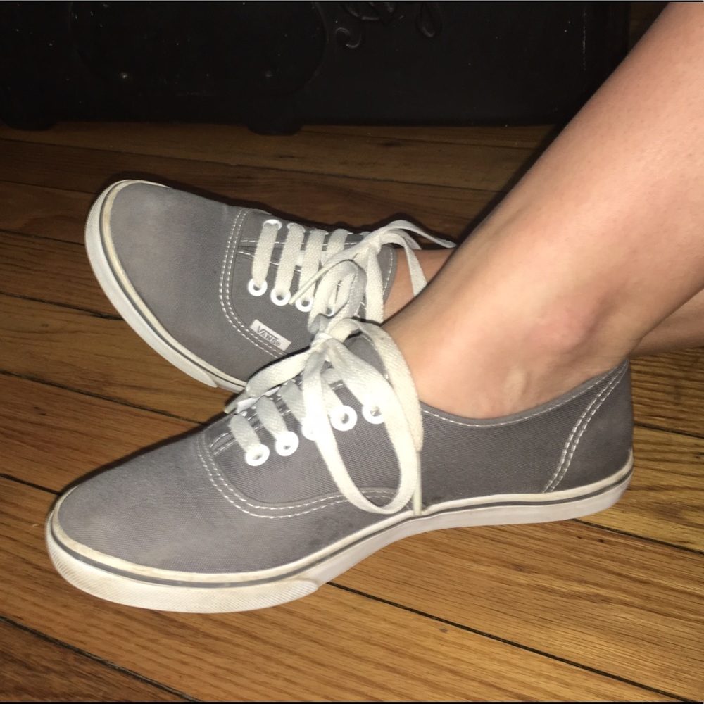 Gray VANS Women Size 8 Men Size 6.5