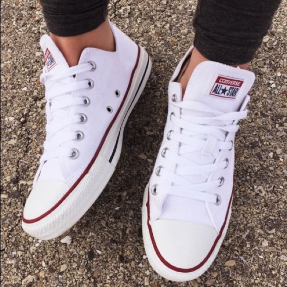 White converse sneakers