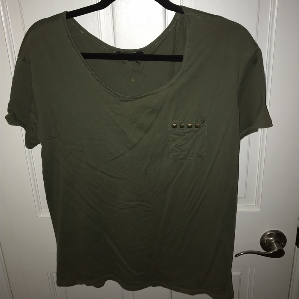 Studded green tshirt