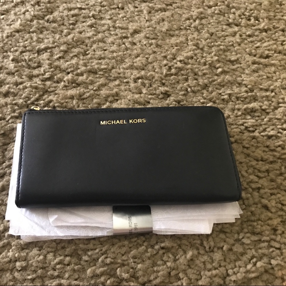 Michael Kors Black Leather Wallet