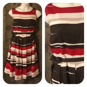 Beautiful Linen Multi Color Summer Dress