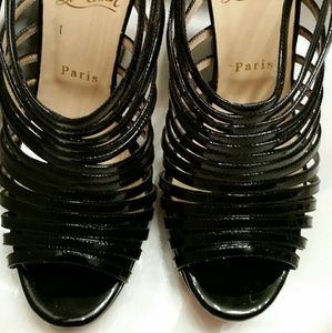 Christian Louboutin Disqueen Patent Wedges