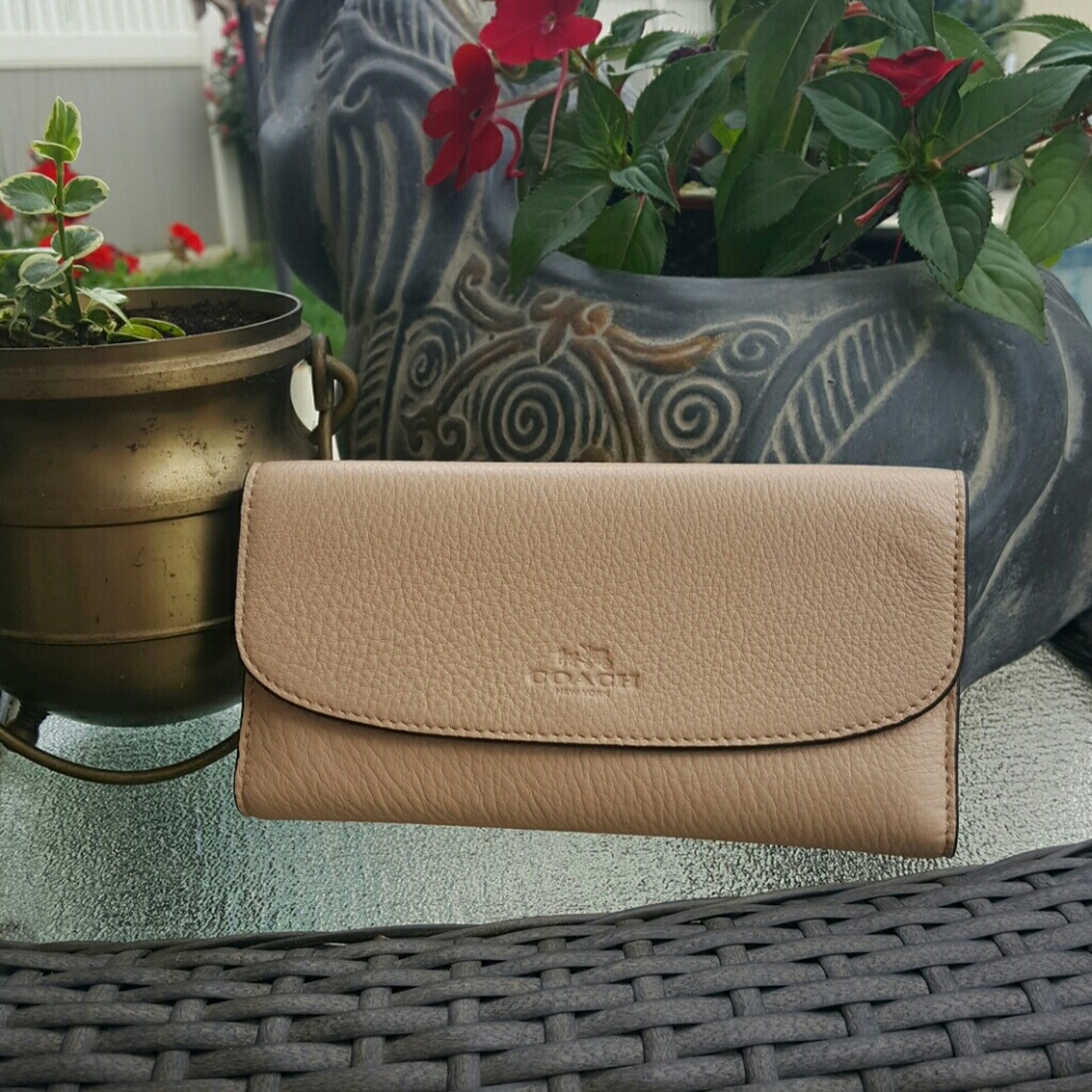 COACH CHECKBOOK WALLET