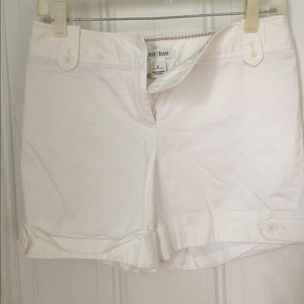 white shorts