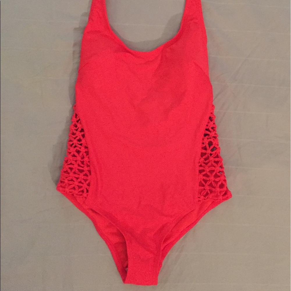 Xhilaration one piece 💋new💋 crochet detail