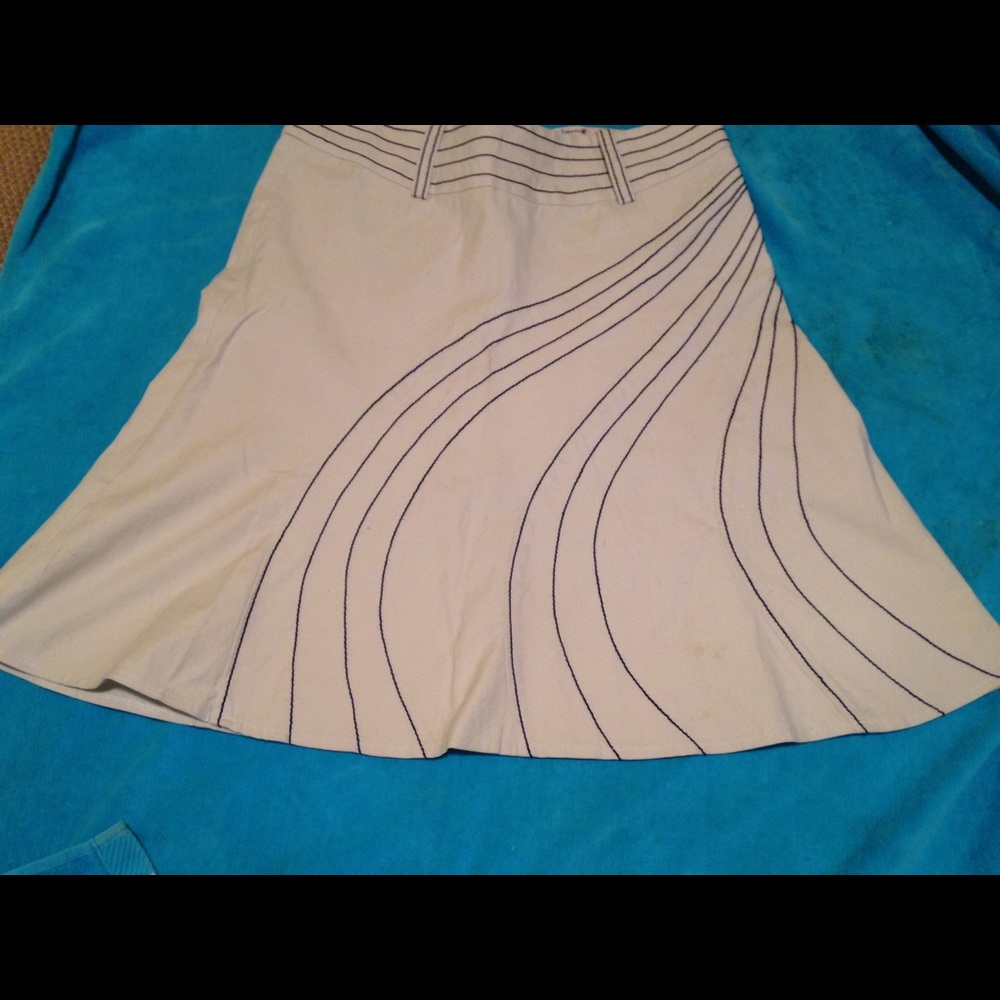 Nanette Lepore cotton A line Skirt Size 6