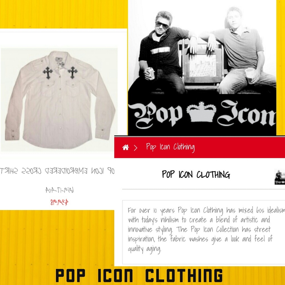 Pop icon embroidered Cross shirt