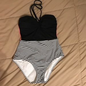 Victoria's Secret Colorblock Halter One-piece