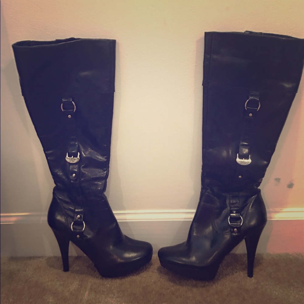 Heeled Calf Boots