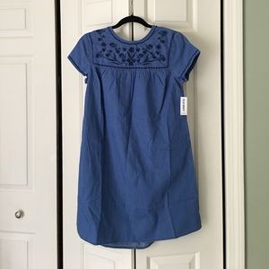 Old Navy Chambray Shift Dress NWT
