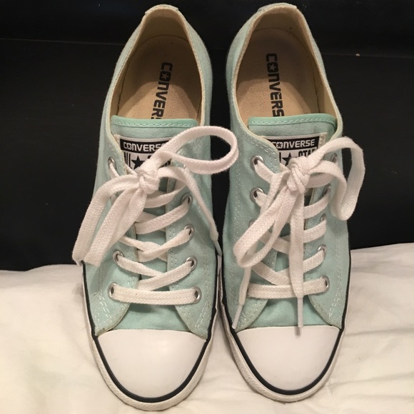 Baby Blue Converse - Picture 1 of 3