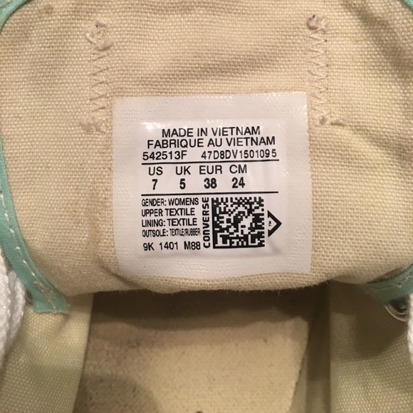 Baby Blue Converse - Picture 3 of 3